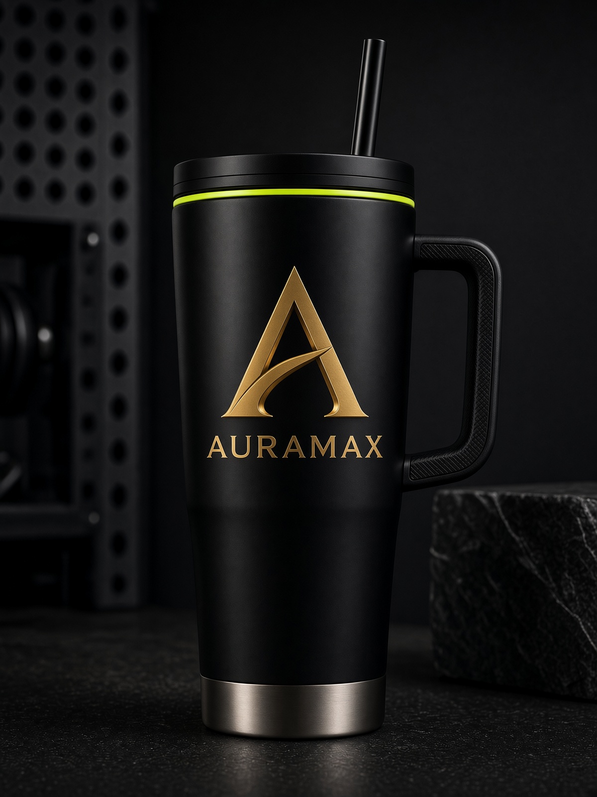 Gold A wrap graphic
